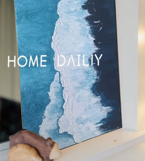 纯手绘肌理画 立体画 装饰画 墙面画 《...