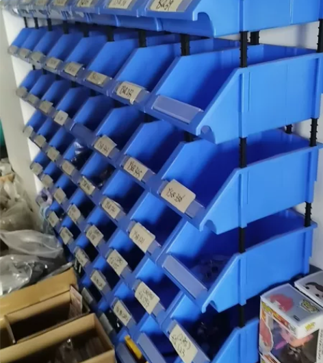 30个一组 零件盒塑料组合式螺丝盒工具盒斜...