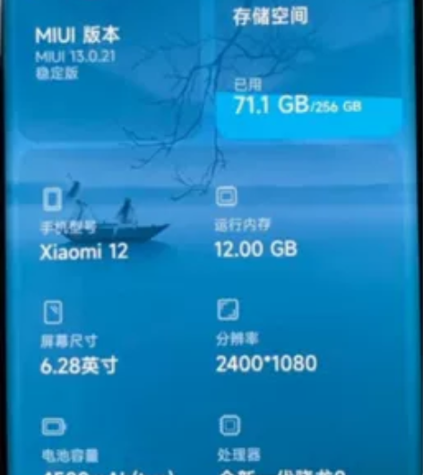 出个小米12，还在保修内，到明年一月份，没...