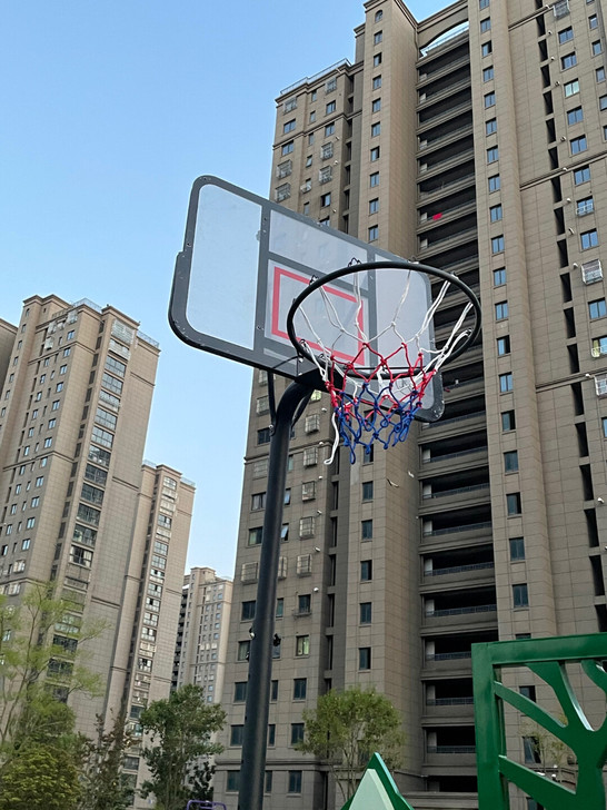 【甩卖】篮球架青少年室内户外移动可升降篮球...