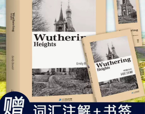 正版【392页】呼啸山庄 纯英文版 赠词汇...