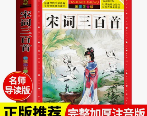 宋词三百首正版全集注音版小学生必背古诗词