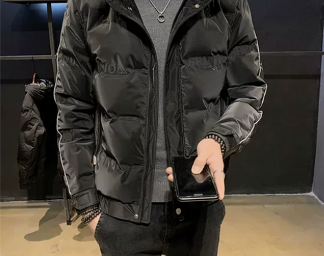 2021年新款潮流韩版短款羽绒服男士外套
