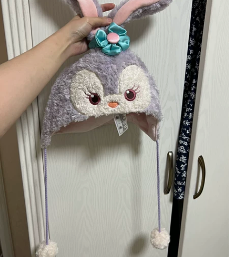 全新正版星黛露毛绒帽 迪士尼买的 买回来都...