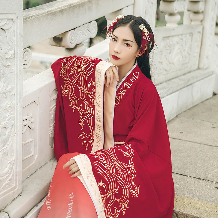 汉尚华莲x仙剑3合作款【红葵】衍生汉服女装...