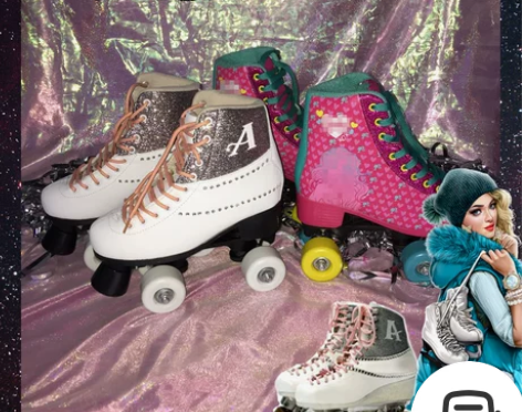 包邮复古摩登Disco趴 美国双排轮霹雳撞...