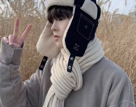 雷锋帽男冬季东北帽冬天防寒电动车骑车保暖男...