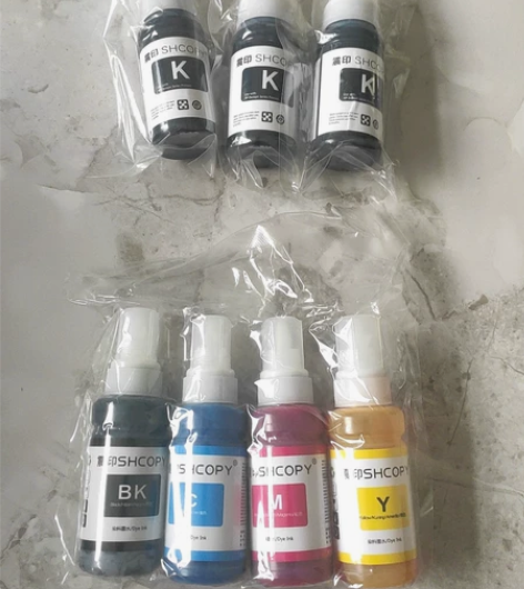 惠普打印机墨水墨盒添加墨水黑色红色黄色蓝色...