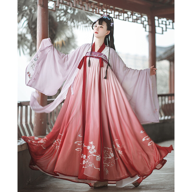 汉服【留香】成人女绣花大袖衫日常传统