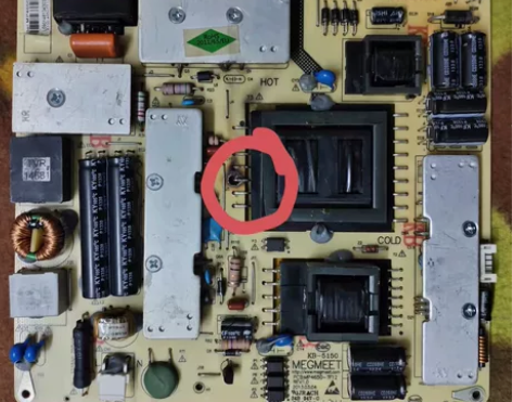 清华同方LE-48TL5500电源板，配屏...