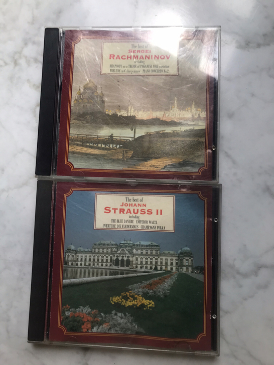 拉赫玛尼诺夫 约翰斯特劳斯精选CD2张打包...