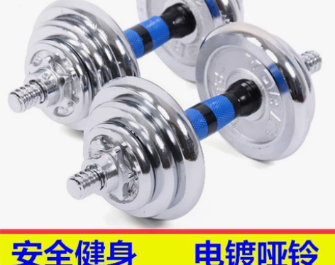 哑铃男士单只装电镀哑铃10/20/30/4...