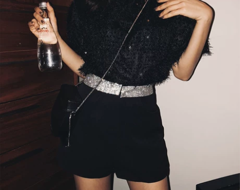 ?周小熊休闲修身阔腿短裤女春装2019新款...