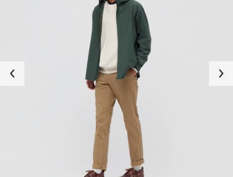 全新优衣库男装 修身无褶长裤(春季上新 休...