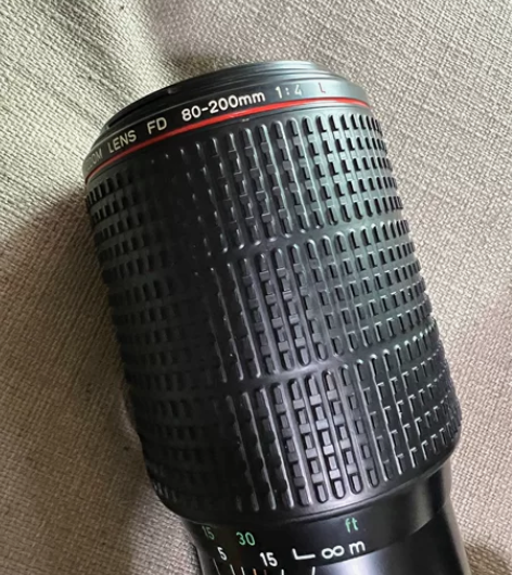 佳能FD 80 200 4L手动红圈镜头C...