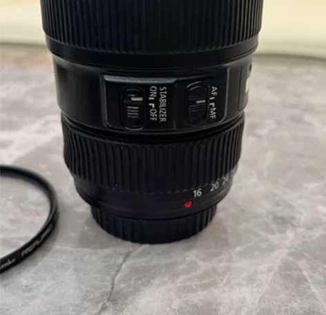 出自用佳能16-35f4防抖镜头镜片完美送...