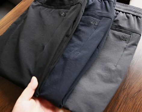 四面弹力!抗皱性好!秋款男士松紧腰直筒百搭...