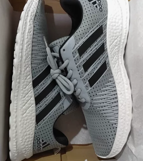 阿迪男鞋运动鞋跑步鞋板鞋全灰色39-44码...