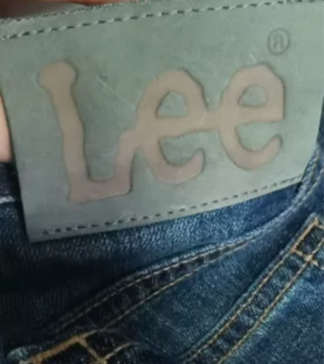 LEE标准直筒蓝色男牛仔裤，正品出口美国无...