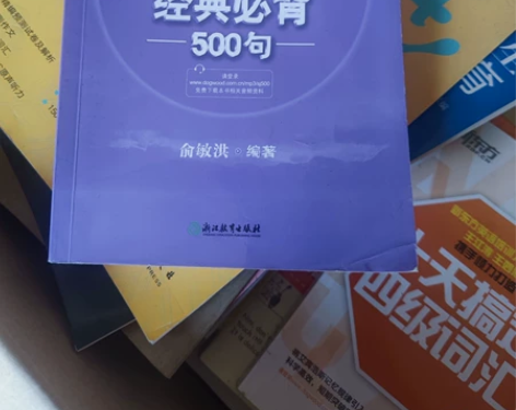 新东方大学英语四级经典必背500句 买回家...