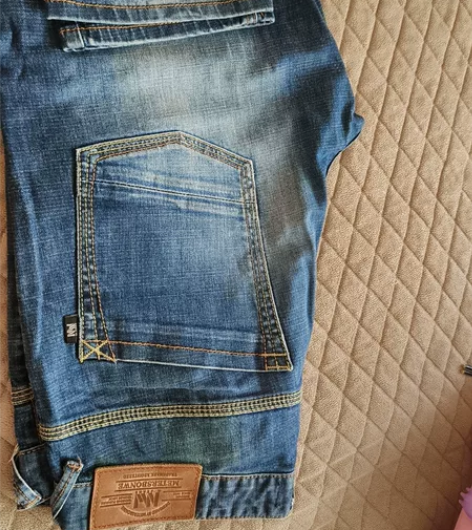 美特斯邦威牛仔裤170/78适合115到1...