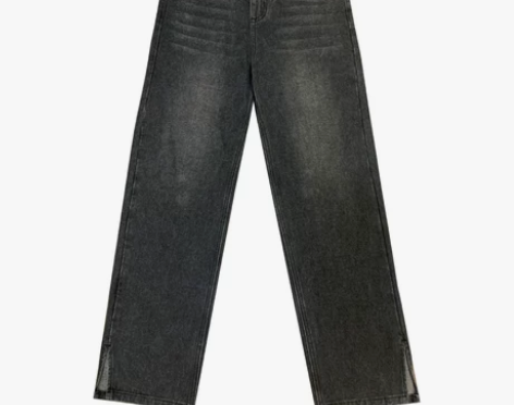 叮铛Kouka-牛仔裤男2021年新款灰黑...