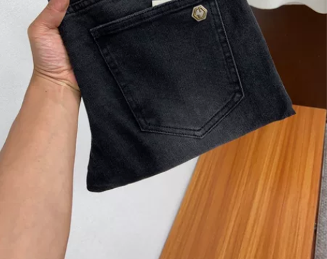 自购正品奢侈品古驰男士休闲牛仔裤潮男必备品...