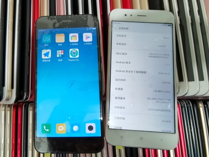 小米5x   4g全网通，4+64大量现货...