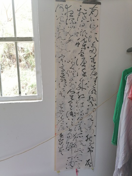 有几幅草书，狂草，大草书法作品。南北山头多...