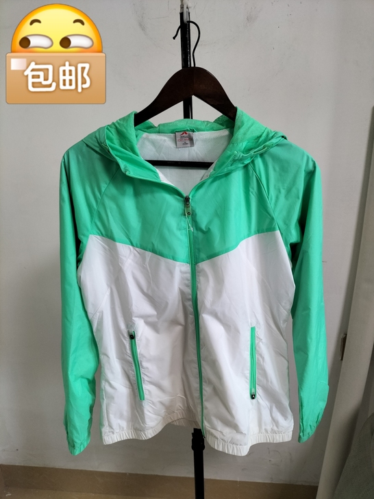 全新特步女款运动风衣175码xl码 双层跑...