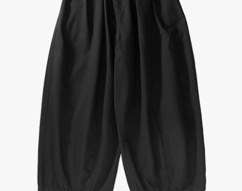 Manner 春季日系街头复古宽松阔腿裤男...