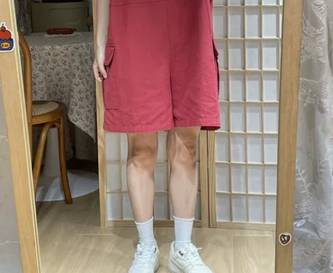 （一颗桃子）日系复古背带裤宽松显瘦+日系宽...