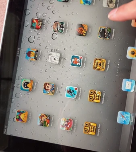 苹果古董平板iPad1破解越狱游戏机64G...