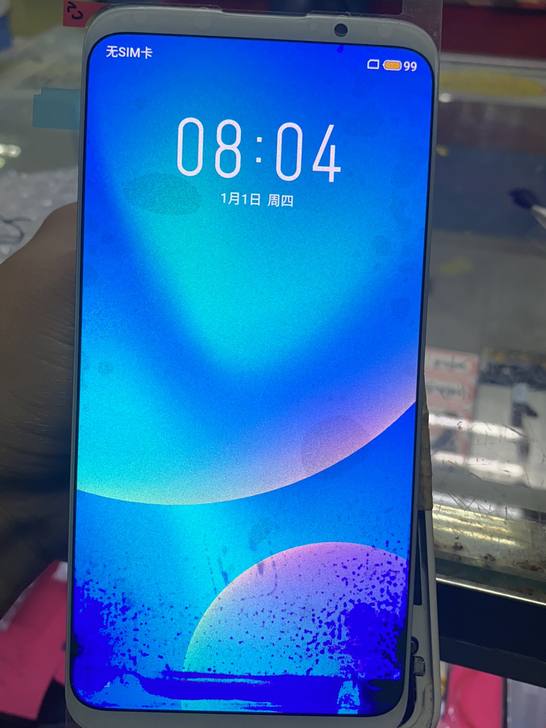 魅族16x原装屏幕漏液，如图显示套资料用可...
