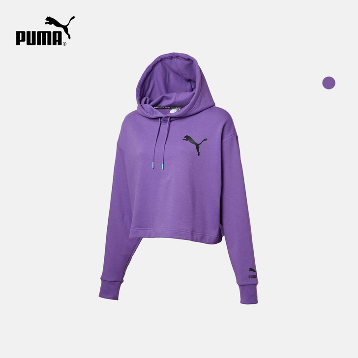 PUMA彪马官方正品 女子春秋连帽卫衣CL...