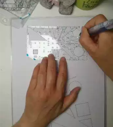 多面星初中生专用套尺——带根号万能函数尺、...