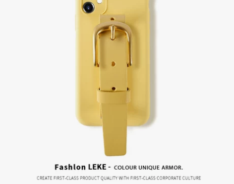 原创腕带苹果12promax手机壳李晟同款...