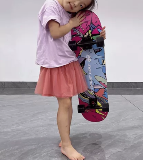 AD专业滑板初学者成人男女生青少年双翘儿童...