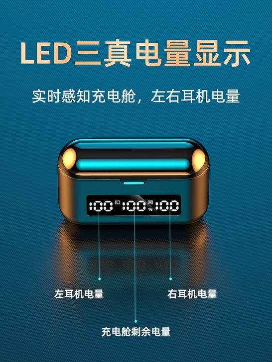 夏新真无线蓝牙耳机tws2高音质高端降噪入...