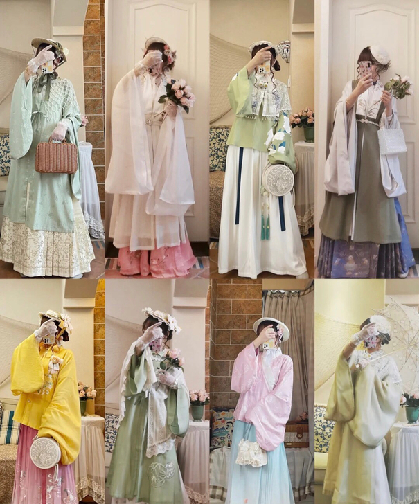 【亏本清仓】汉服女襦裙齐胸齐腰套装超仙学生...