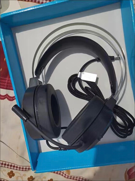 HP惠普头戴式耳机游戏吃鸡带麦克风有线手机...