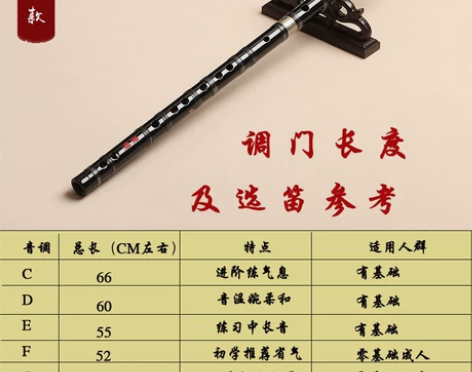 笛子初学魔笛cos黑色笛子横笛 情苦竹横笛...