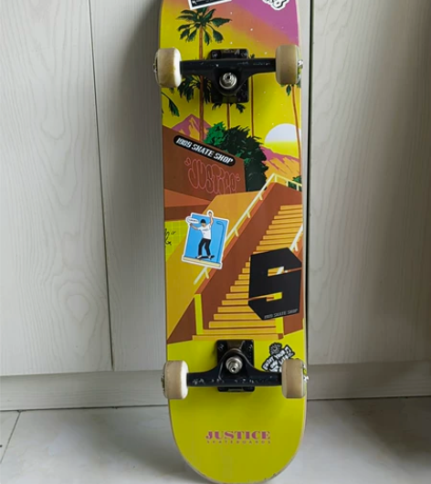 1985滑板店DBH滑板justice初学...