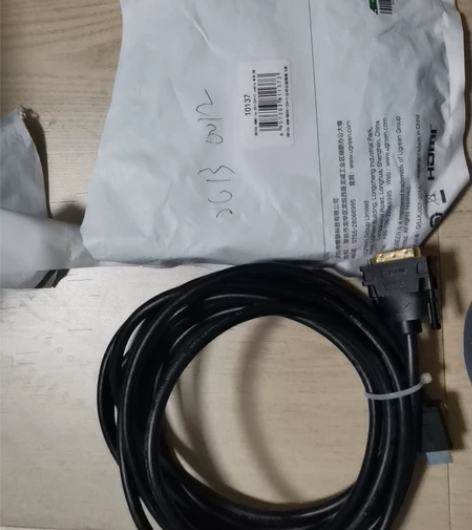 出两根五米绿联hdmi转dvi连接线笔记本...