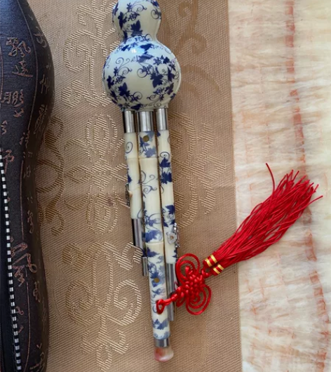 傣灵 ABS树脂防摔葫芦丝 C调（青花色）...