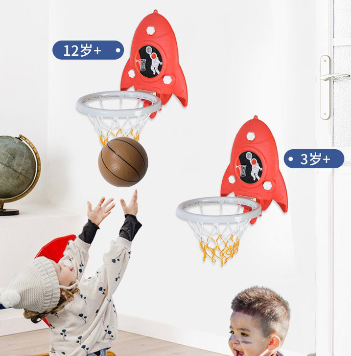 儿童折叠篮球框家用室内户外儿童篮球架宝宝免...