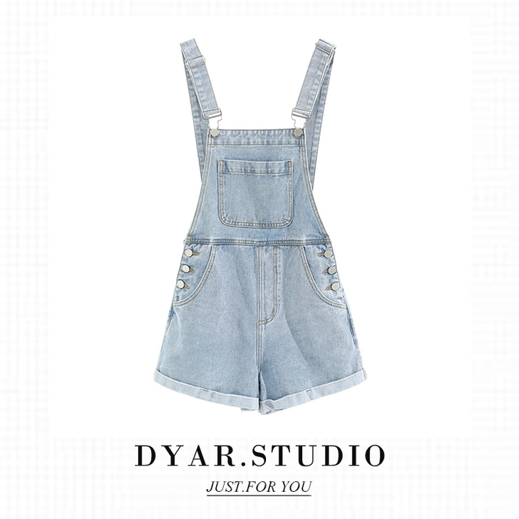 吊带牛仔裤 未穿过 吊牌已拆