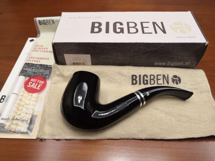 原装荷兰BigBen大班进口石楠木烟斗 苹...
