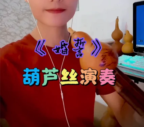 18元钱买的葫芦丝还不错，值了[微笑] 感...