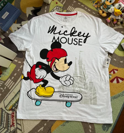 迪士尼 米奇滑板 T恤 正品全新吊牌未拆 ...